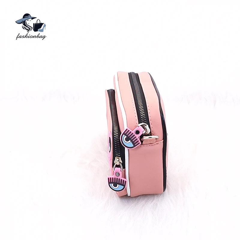 کیف دوشی/کیف پاسپورتی دخترانه طرح چشمFB1595 - تصویر 5